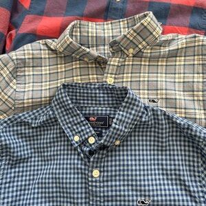 Lot of 3 boys Medium (12-14) vineyard vines shirts
